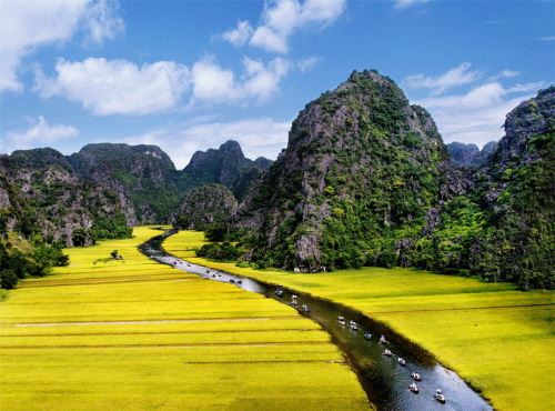 Paysage  de Ninh Binh